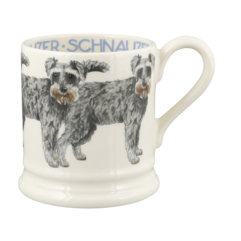 Emma Bridgewater - Half Pint Mug (300ml/1/2pt) - 9.3x8.2cms - Dogs - Schnauzers