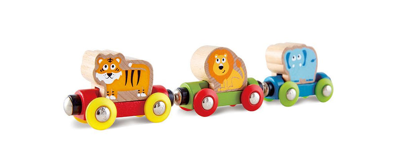 Hape - Jungle Journey Train - 6 pieces/18 months