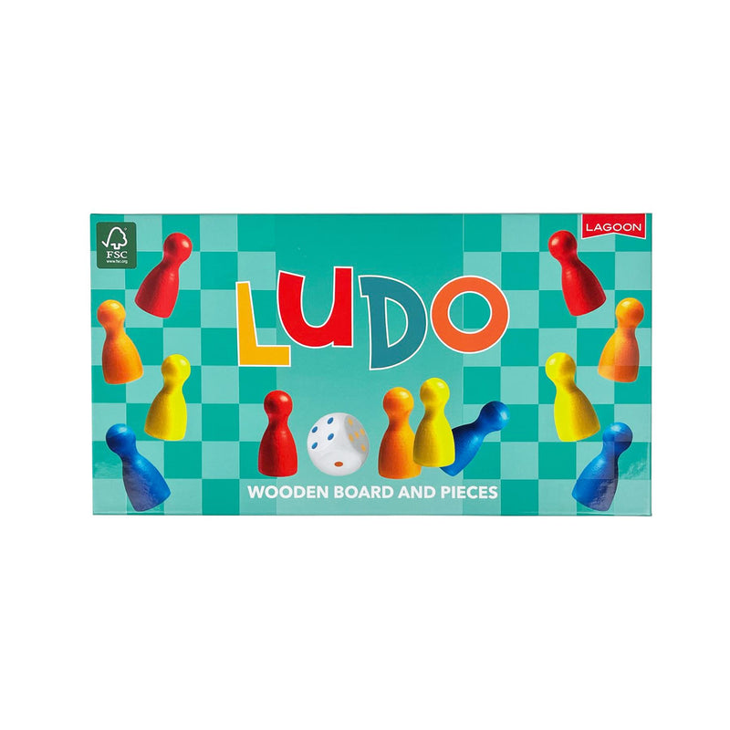 Ludo Set - Wooden Board & Pieces - Lagoon Group