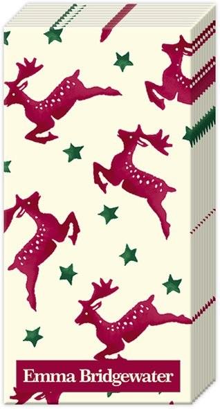 Emma Bridgewater - 10 x Pocket Tissues - Christmas Reindeer