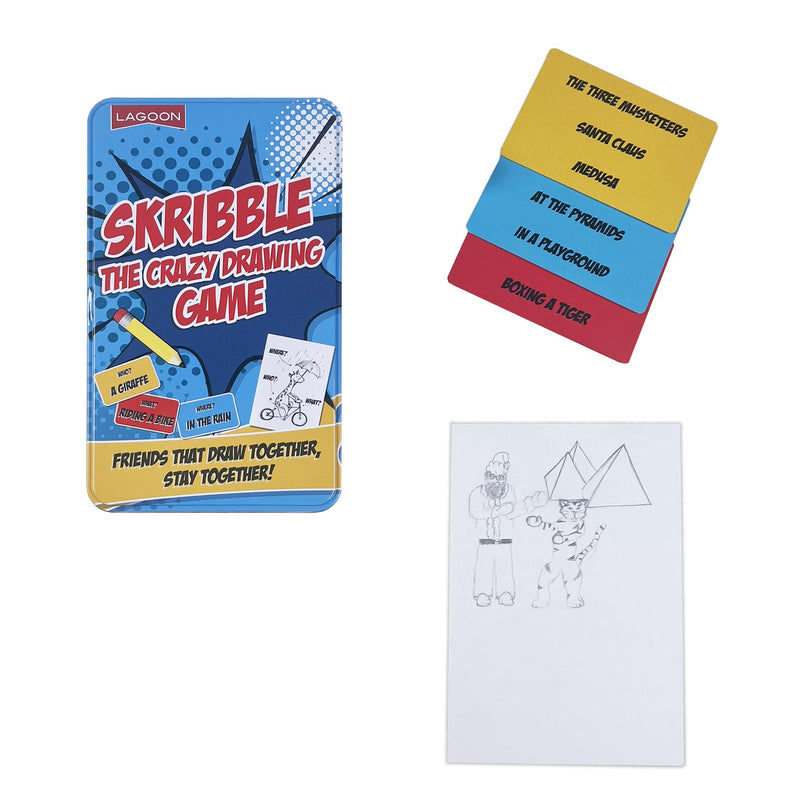 Skribble - The Crazy Drawing Game In A Tin - Lagoon Group