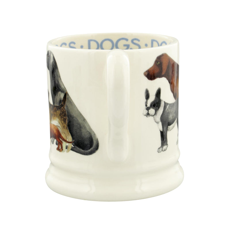 Emma Bridgewater - Half Pint Mug (300ml/1/2pt) - 9.3x8.2cms - Dogs All Over