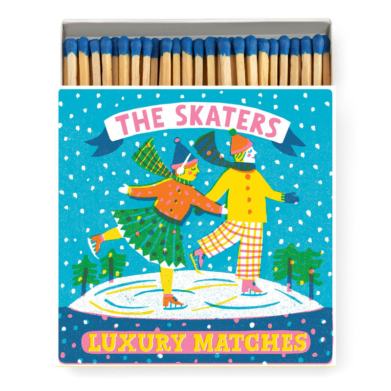 The Skaters - Printed Peanut (B304) - 125 Luxury Safety Matches - Archivist