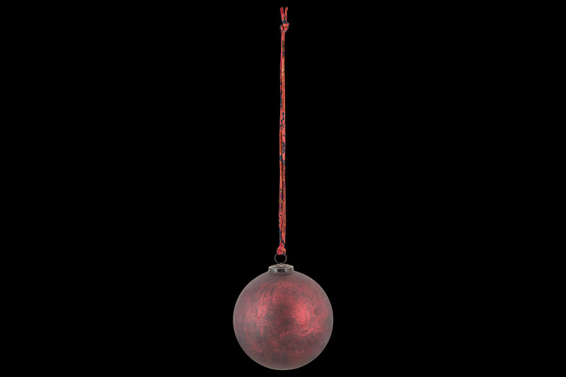 Oko Giant Bauble - Matt Red Bordeaux OB3702 - Large 20x20x20cms - Nkuku