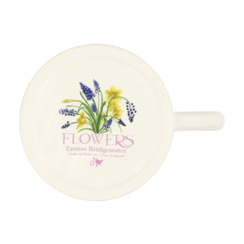 Emma Bridgewater - Half Pint Mug (300ml/1/2pt) - 9.3x8.2cms - Flowers - Tete-A-Tete & Grape Hyacinth