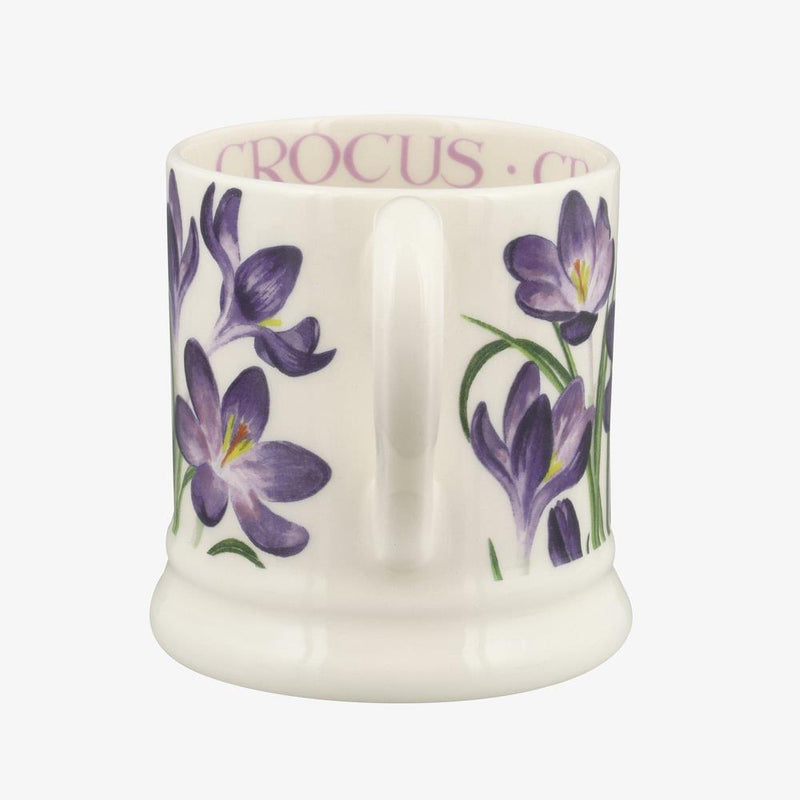 Emma Bridgewater - Half Pint Mug (300ml/1/2pt) - 9.3x8.2cms - Flowers - Crocus