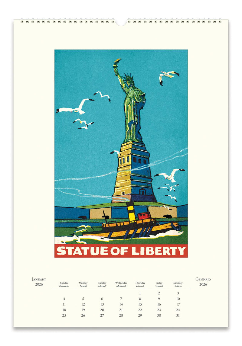 Cavallini - 2026 Wall Calendar - 13 x 19ins - New York City