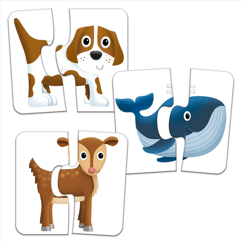 The Learning Journey - My First Match It! - Heads & Tails - 15 Puzzle Sets - 18 months
