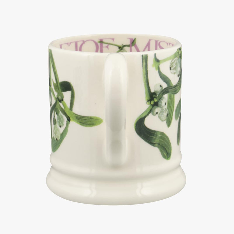 Emma Bridgewater - Half Pint Mug (300ml/1/2pt) - 9.3x8.2cms - Flowers - Mistletoe