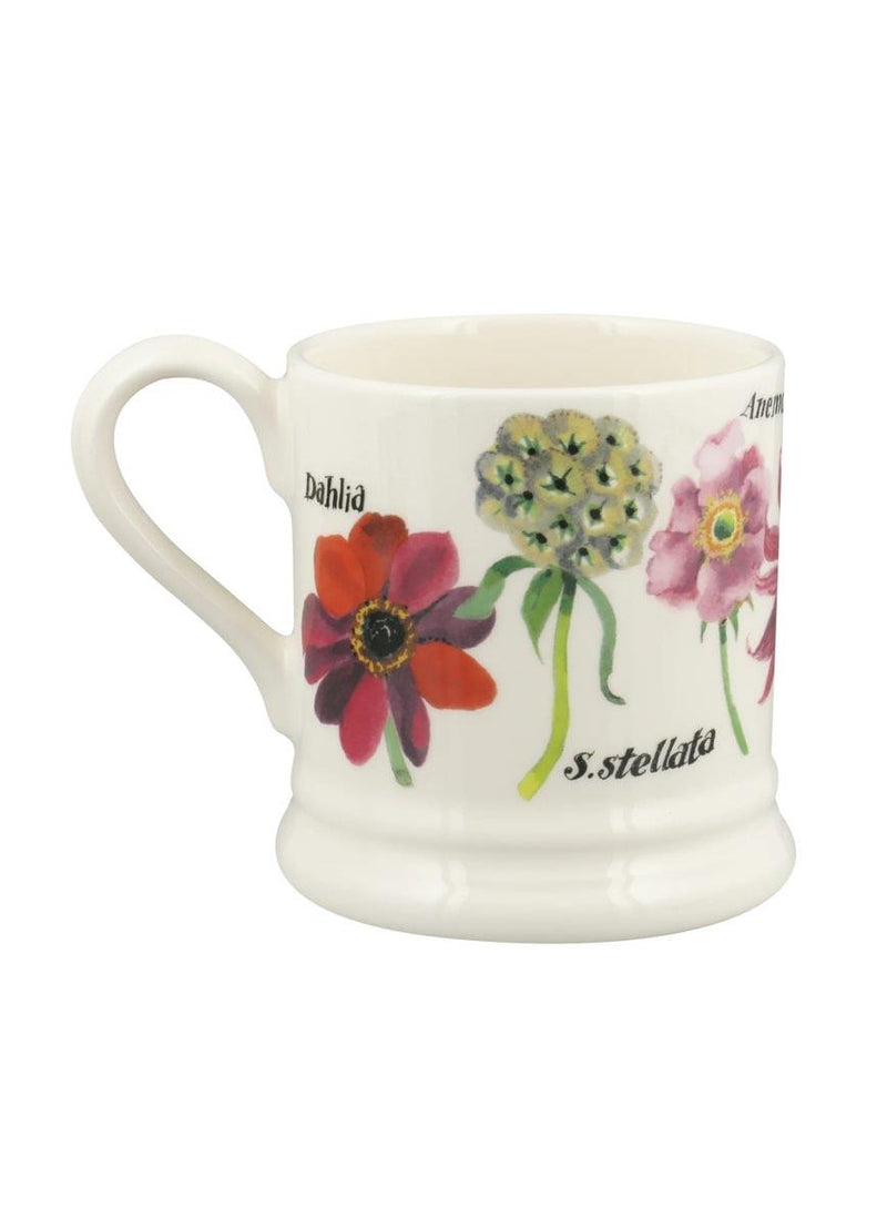 Emma Bridgewater - Half Pint Mug (300ml/1/2pt) - 9.3x8.2cms - Autumn Flowers
