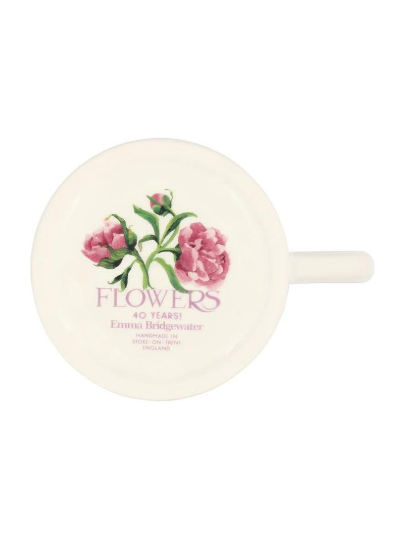 Emma Bridgewater - Half Pint Mug (300ml/1/2pt) - 9.3x8.2cms - Flowers - Pink Peony/Peonies