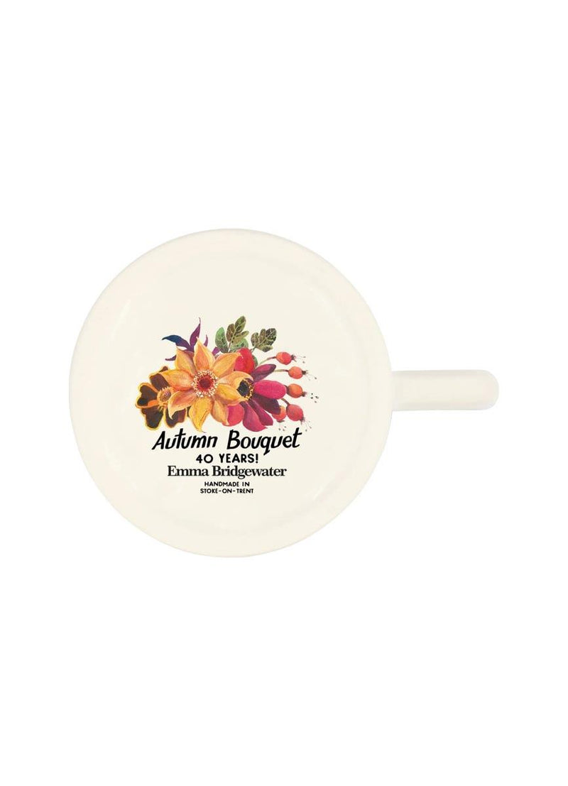 Emma Bridgewater - Half Pint Mug (300ml/1/2pt) - 9.3x8.2cms - Autumn Flowers