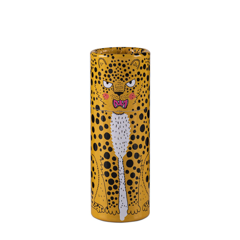 Leopard Match Cylinder (CM007) - 45 Luxury Safety Matches - Archivist