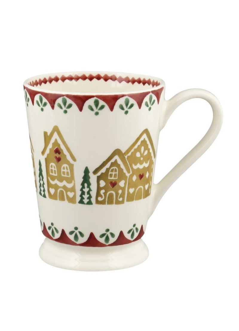 Emma Bridgewater - Large Cocoa Mug (430ml) - 13x14x10cms - Christmas Gingerbread Houses