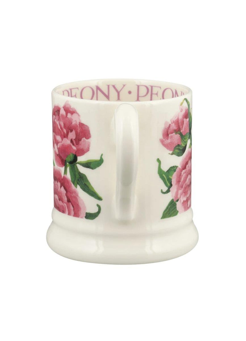 Emma Bridgewater - Half Pint Mug (300ml/1/2pt) - 9.3x8.2cms - Flowers - Pink Peony/Peonies