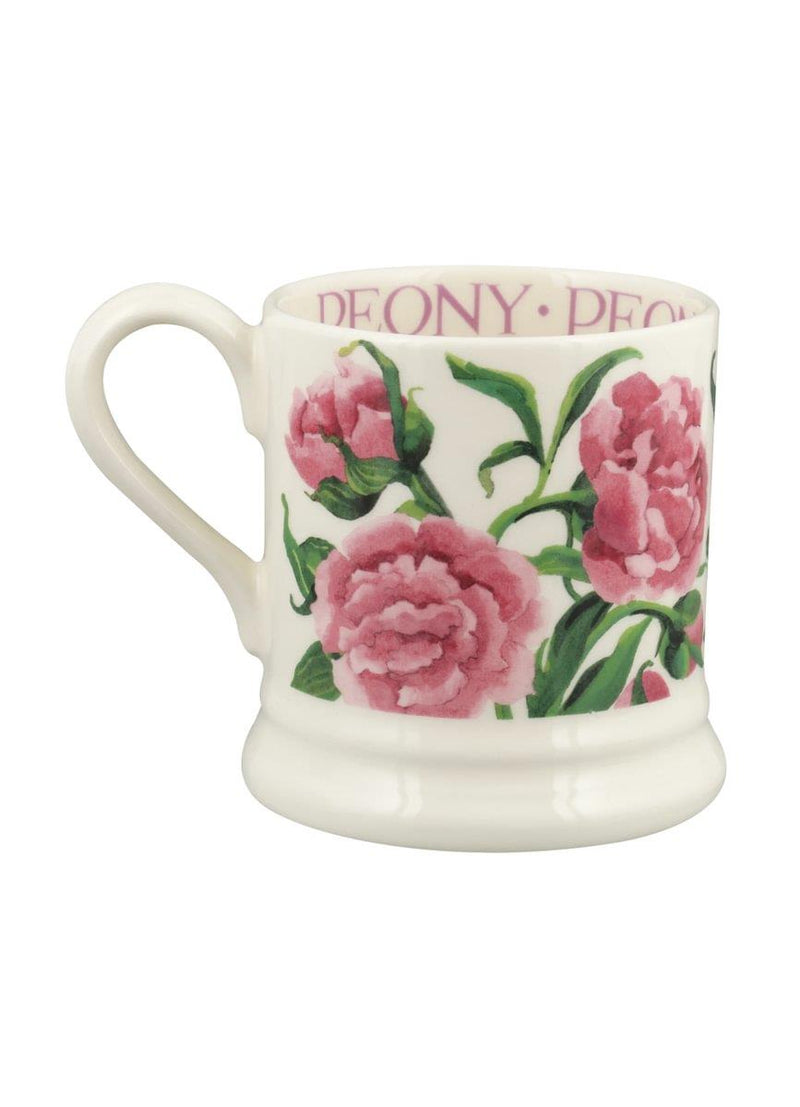 Emma Bridgewater - Half Pint Mug (300ml/1/2pt) - 9.3x8.2cms - Flowers - Pink Peony/Peonies