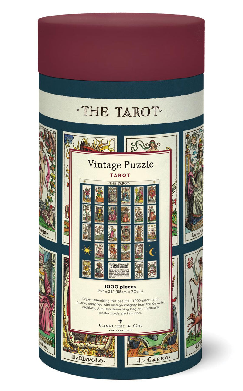 Cavallini - Vintage Jigsaw Puzzle - 1000 Pieces - 55x70cms - The Tarot