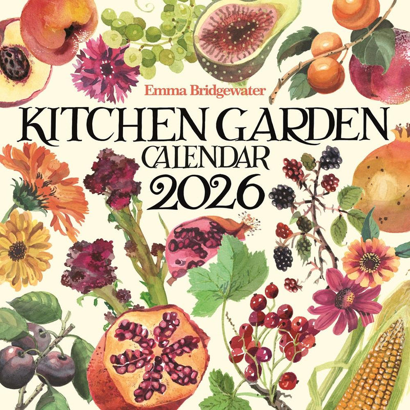 Emma Bridgewater - 2026 Wall Calendar - Month To View - Kitchen Garden