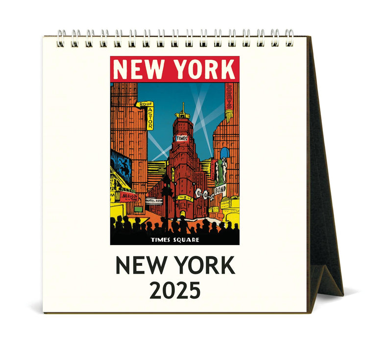 Cavallini - 2025 Desk Calendar - 6 x 6.5ins - New York City