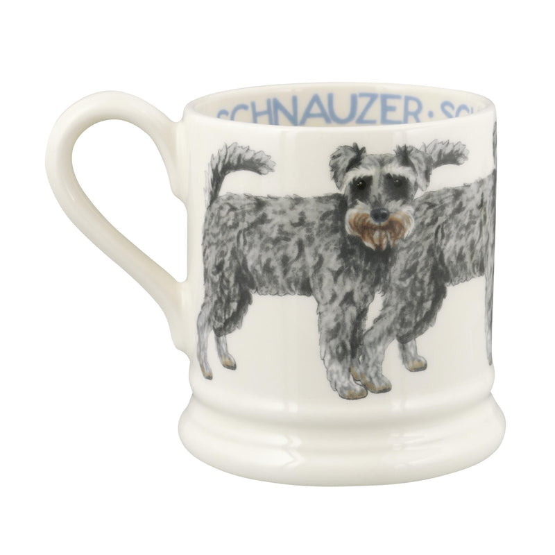 Emma Bridgewater - Half Pint Mug (300ml/1/2pt) - 9.3x8.2cms - Dogs - Schnauzers