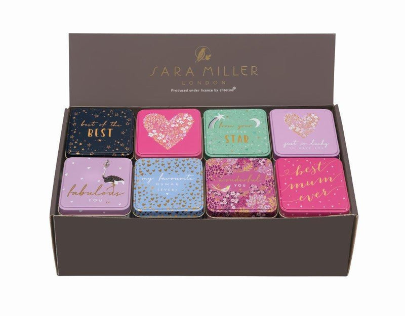 Sara Miller - Little Gestures Small Square Tin - Sold Individually