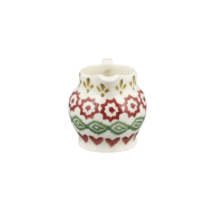 Emma Bridgewater - Christmas Tree Decoration - Boxed - Tiny Jug 60ml - Christmas Joy