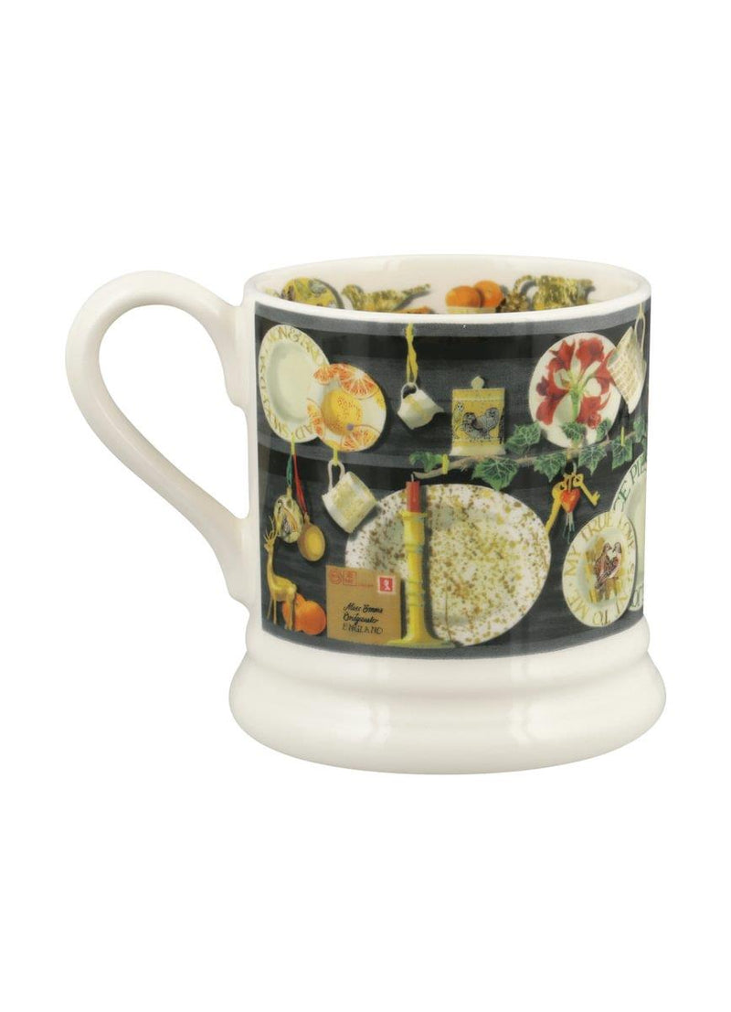 Emma Bridgewater - Half Pint Mug (300ml/1/2pt) - 9.3x8.2cms - Christmas Dresser