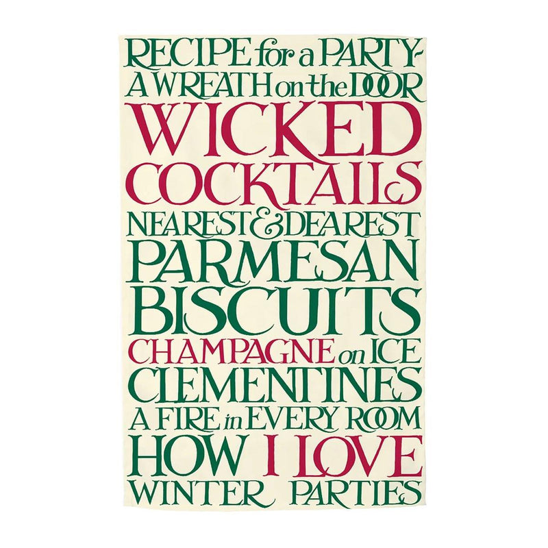 Emma Bridgewater - 100% Cotton - Tea Towel 48 x 70cms - Christmas Toast