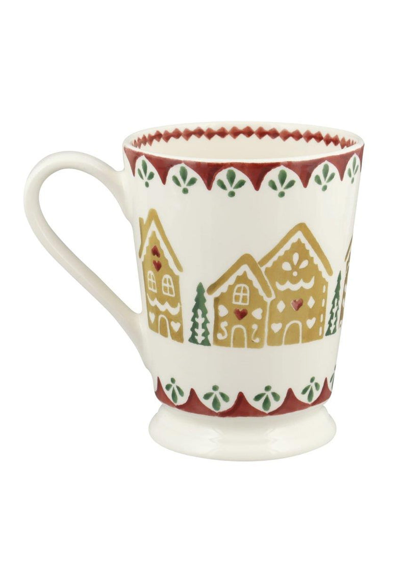 Emma Bridgewater - Large Cocoa Mug (430ml) - 13x14x10cms - Christmas Gingerbread Houses