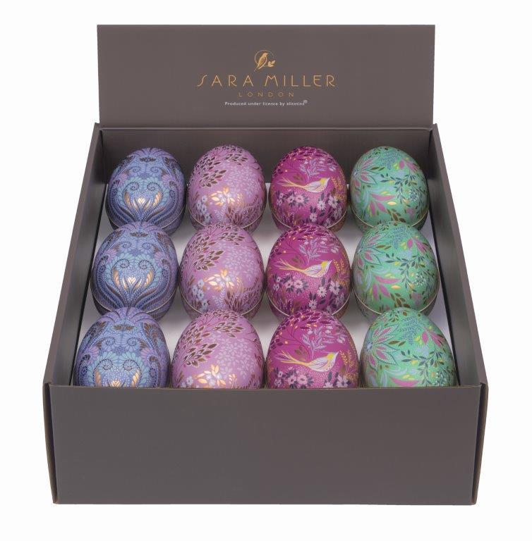 Sara Miller - Medium Easter Eggs Tins - Sold Individually