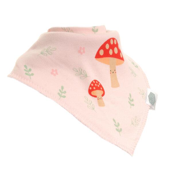 Woodland - Squirrels/Hedgehogs/Toadstools - Absorbant Bandana Dribble Bibs - Pack of 4 - Suitable From Birth - Ziggle