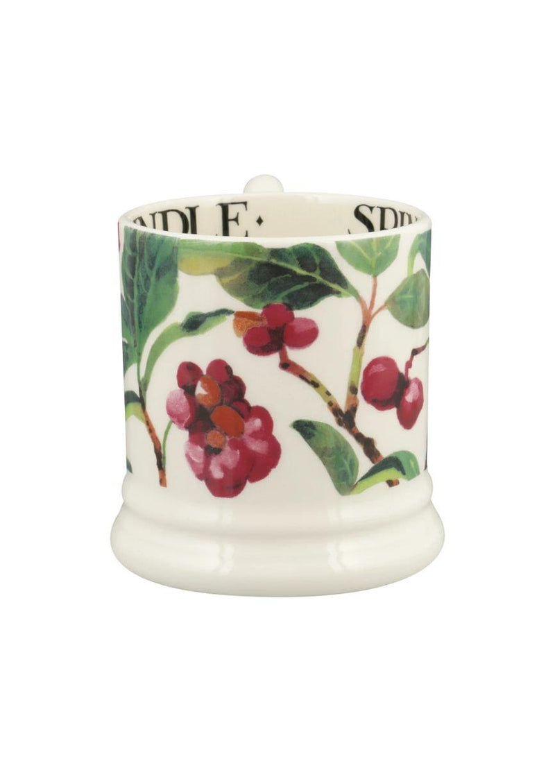 Emma Bridgewater - Half Pint Mug (300ml/1/2pt) - 9.3x8.2cms - Trees & Leaves - Spindle