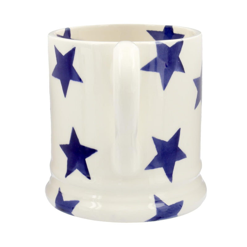 Emma Bridgewater - Half Pint Mug (300ml/1/2pt) - 9.3x8.2cms - Blue Stars - Starry Skies