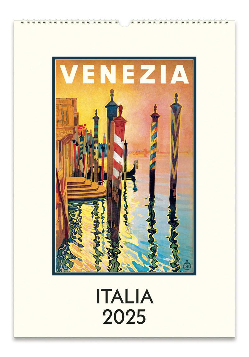 Cavallini - 2025 Wall Calendar - 13 x 19ins - Italy/Italia