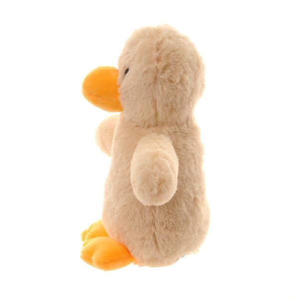 Velour Plush Toy - Yellow & Orange Duck - Suitable From Birth - Ziggle