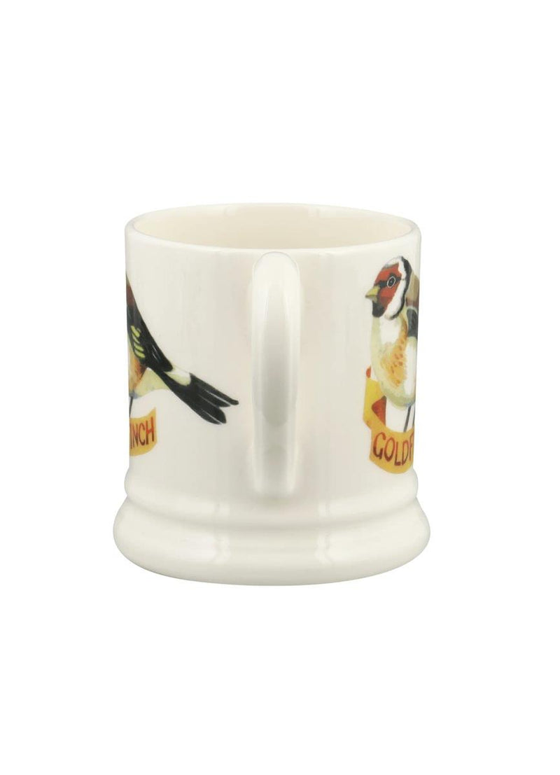 Emma Bridgewater - Half Pint Mug (300ml/1/2pt) - 9.3x8.2cms - Birds - Goldfinch