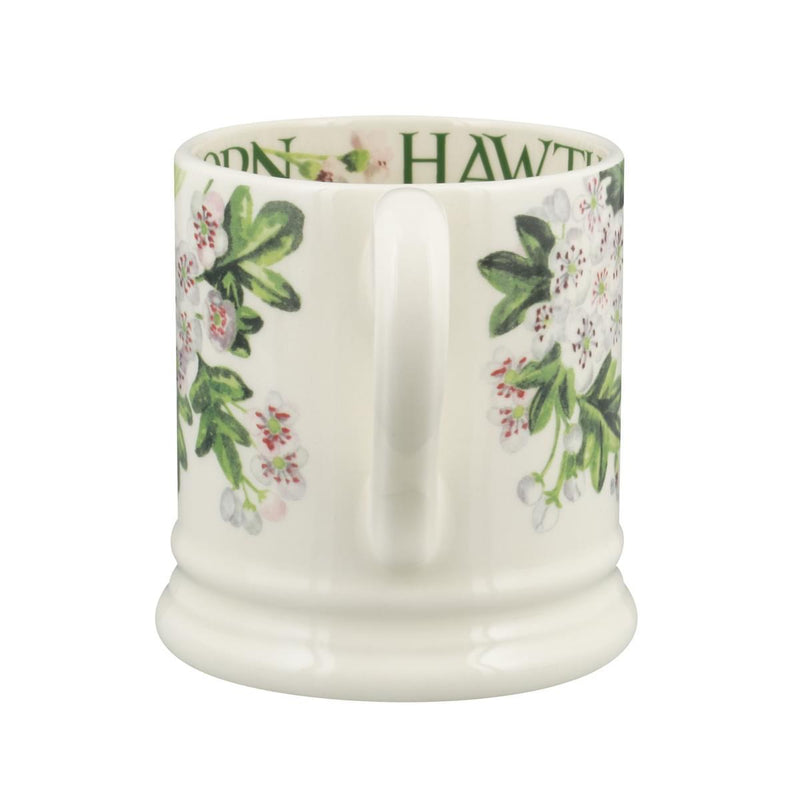 Emma Bridgewater - Half Pint Mug (300ml/1/2pt) - 9.3x8.2cms - Flowers - Hawthorn