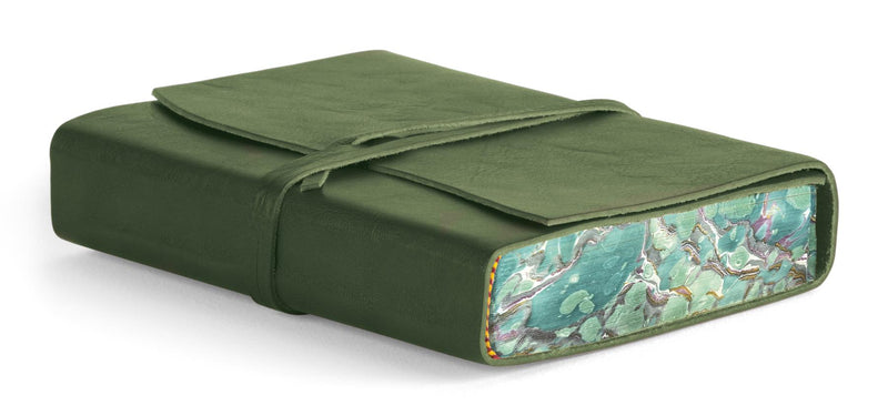 Cavallini - Leather Softbound Roma Lussa Journal - Green - 5x7ins - 416 pages