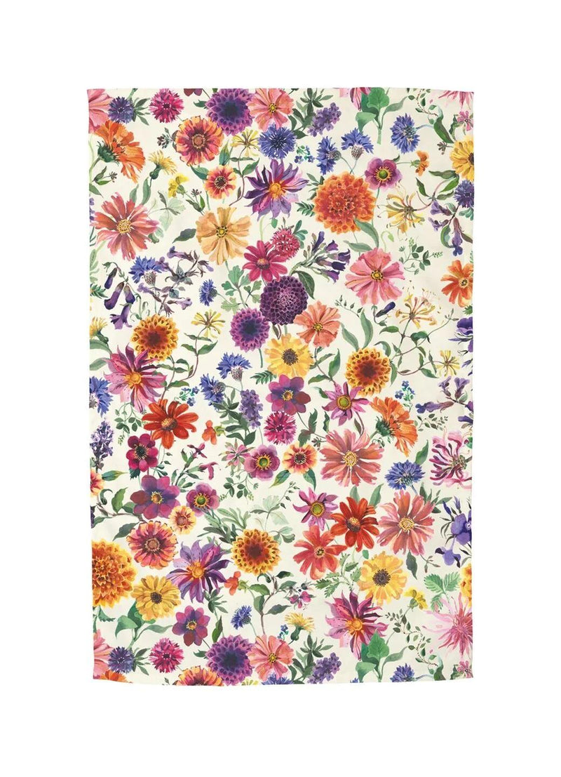 Emma Bridgewater - 100% Cotton - Tea Towel 48 x 70cms - Garden Flowers