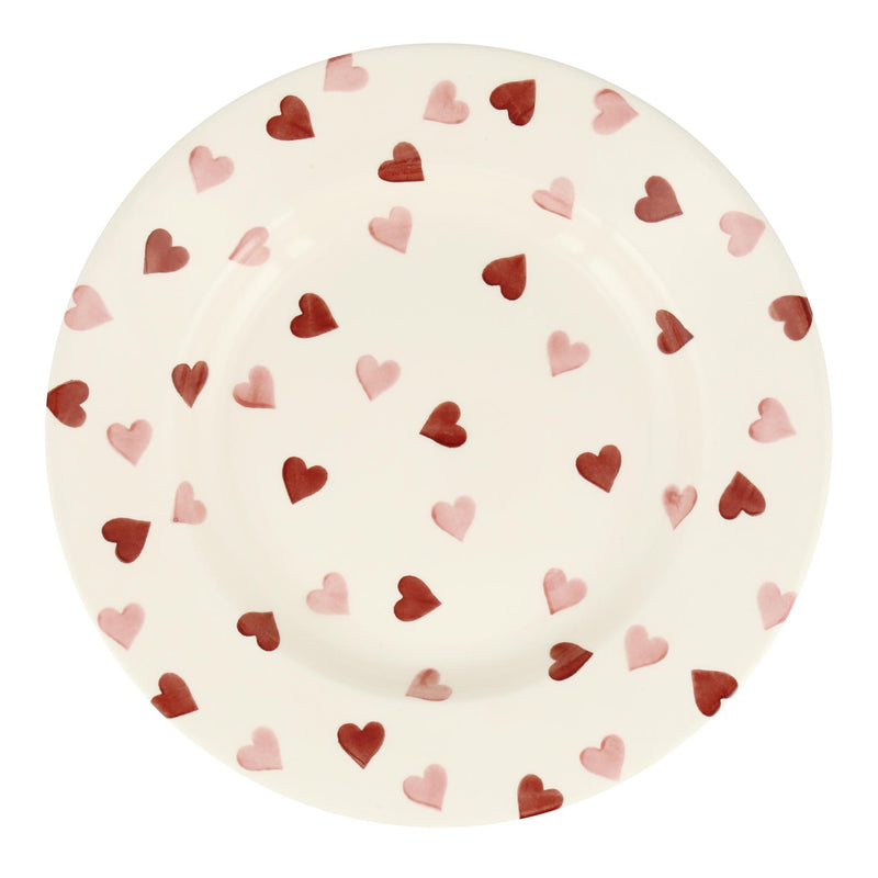Emma Bridgewater - 10.5 inch Lunch/Dinner Plate - Pink Hearts