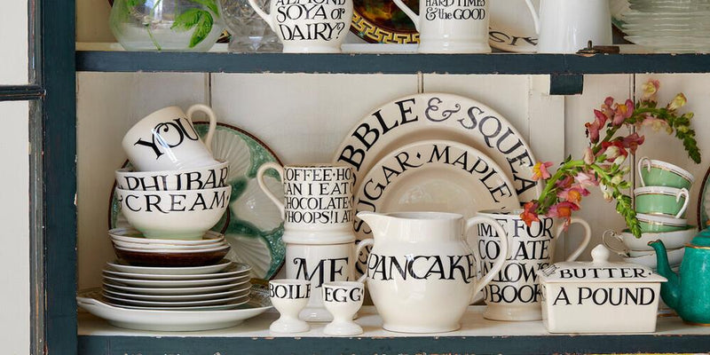 Emma Bridgewater - 10.5 inch Lunch/Dinner Plate - Black Toast - Bacon & Egg