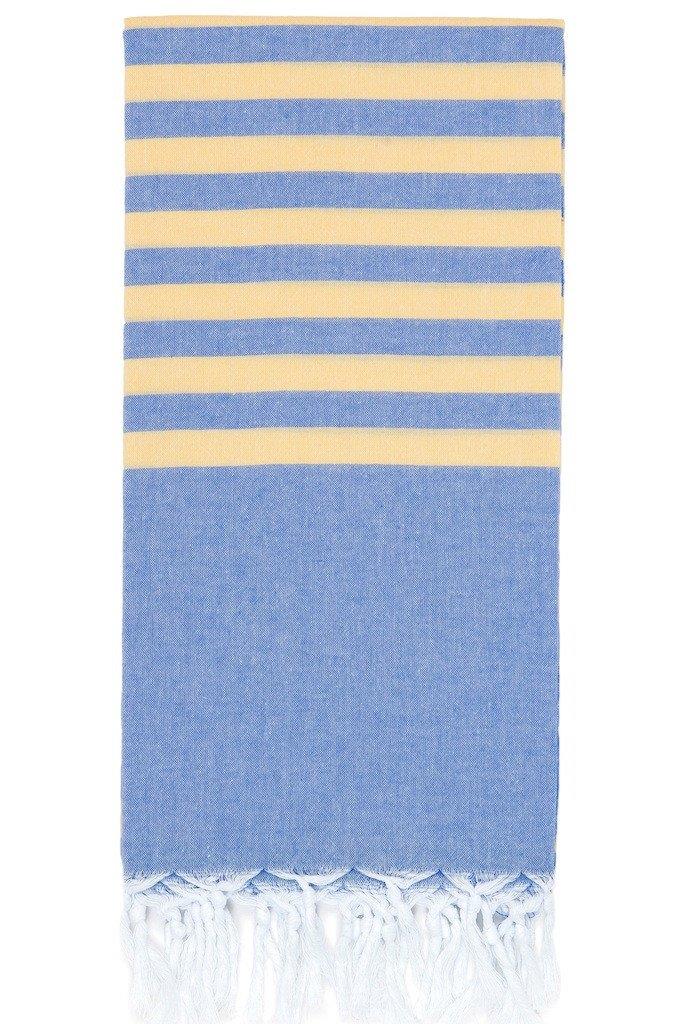 Clara Hammam Beach Towel - Cornflower/Daisy - Ailera 90x180cms