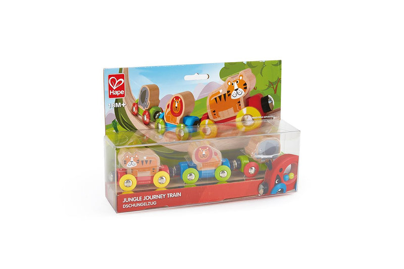 Hape - Jungle Journey Train - 6 pieces/18 months