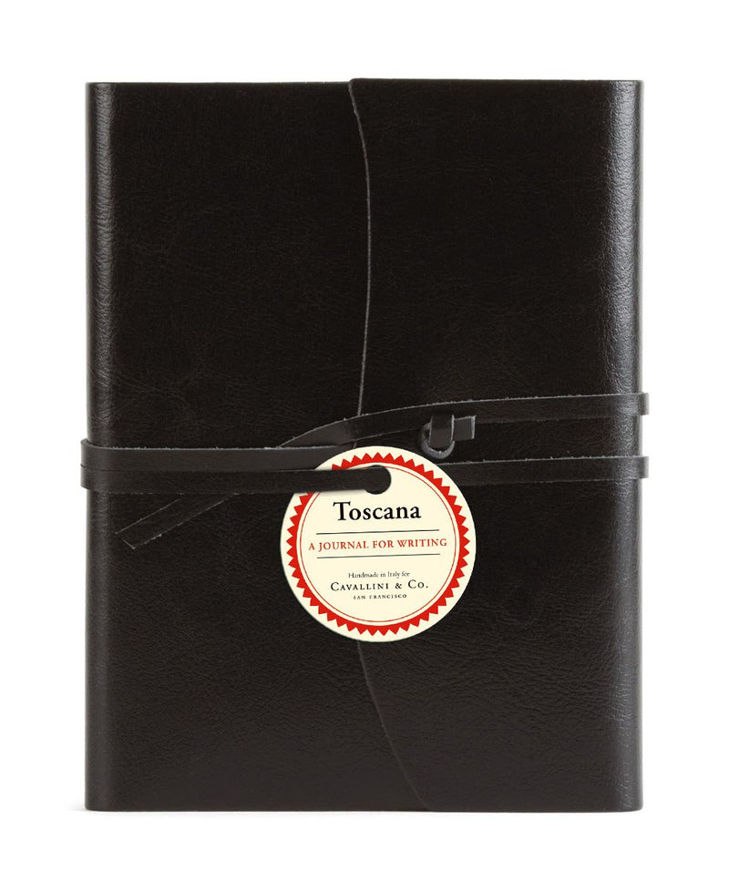 Cavallini - Leather Handbound Toscana Journal - Available in 3 Colours - 5x7ins - 256 lined pages