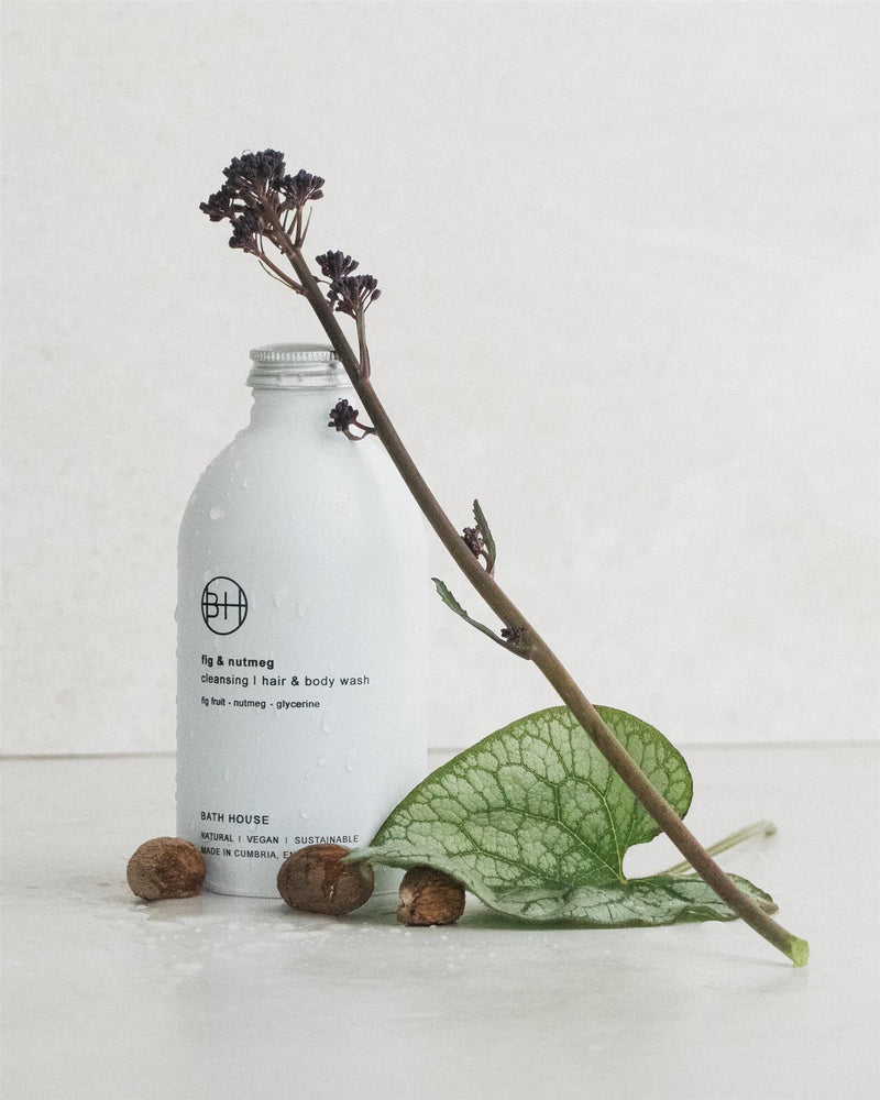 Bath House - Fig & Nutmeg - Cleansing Hair & Body Wash 300ml