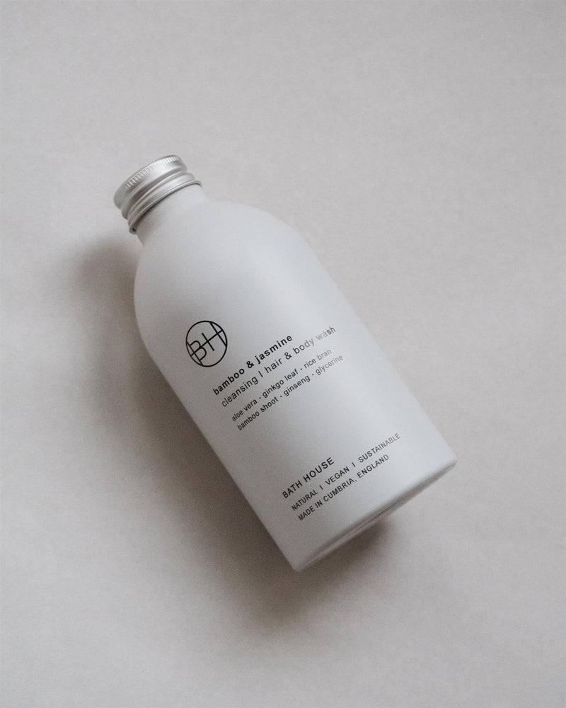 Bath House - Bamboo & Jasmine - Cleansing Hair & Body Wash 300ml
