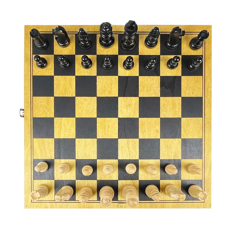 Chess Set - Wooden Board & Pieces - Lagoon Group