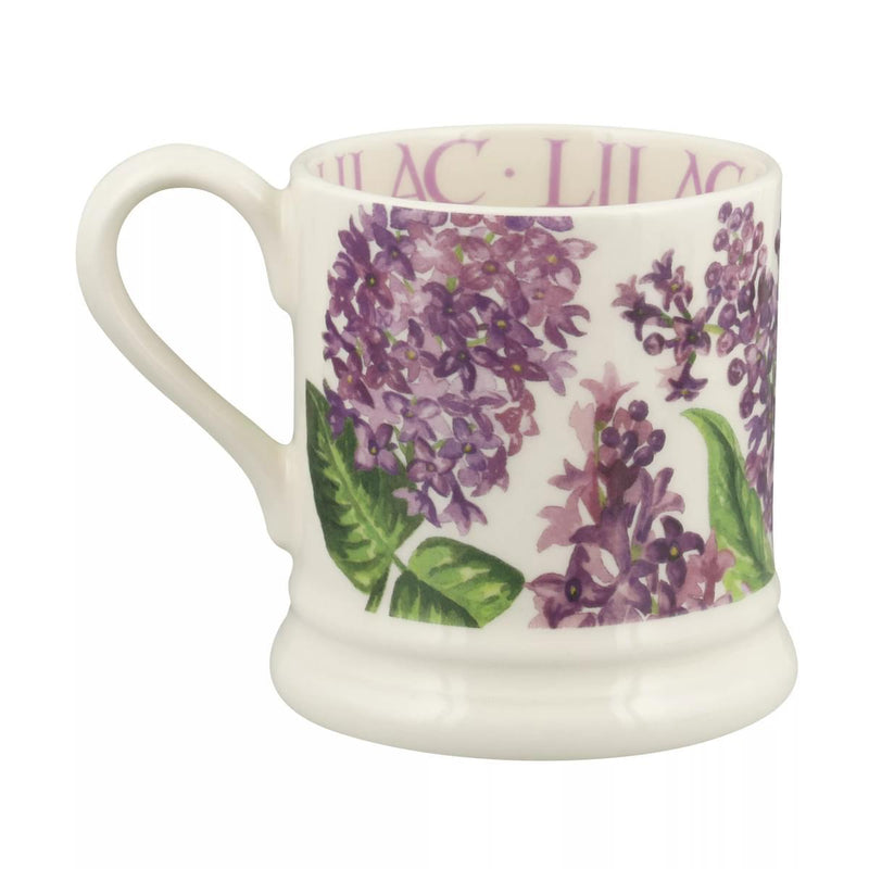 Emma Bridgewater - Half Pint Mug (300ml/1/2pt) - 9.3x8.2cms - Flowers - Lilac