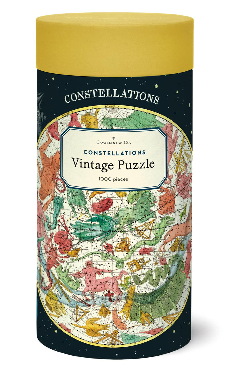 Cavallini - Vintage Jigsaw Puzzle - 1000 Pieces - 55x70cms - Constellations