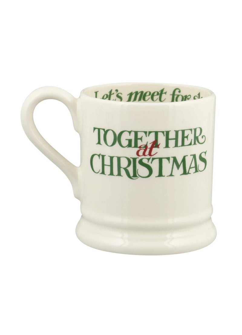 Emma Bridgewater - Half Pint Mug (300ml/1/2pt) - 9.3x8.2cms - Christmas Toast - Best of Friends
